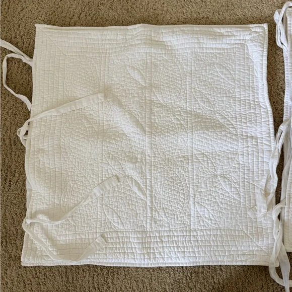 Pottery Barn Euro Sham Pillow Cover - Floral Linen Blend - Picture 4 of 5